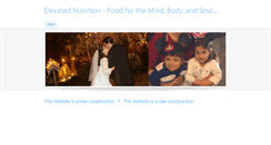 Desktop Screenshot of elevatednutrition.com