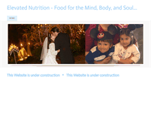 Tablet Screenshot of elevatednutrition.com